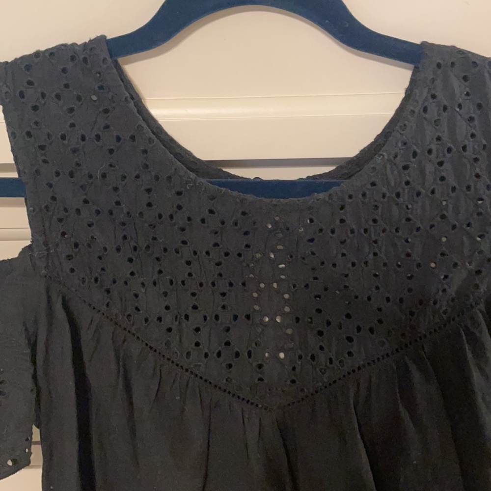 Ripcurl Lace Detailing Top With Open Shoulders - image 2